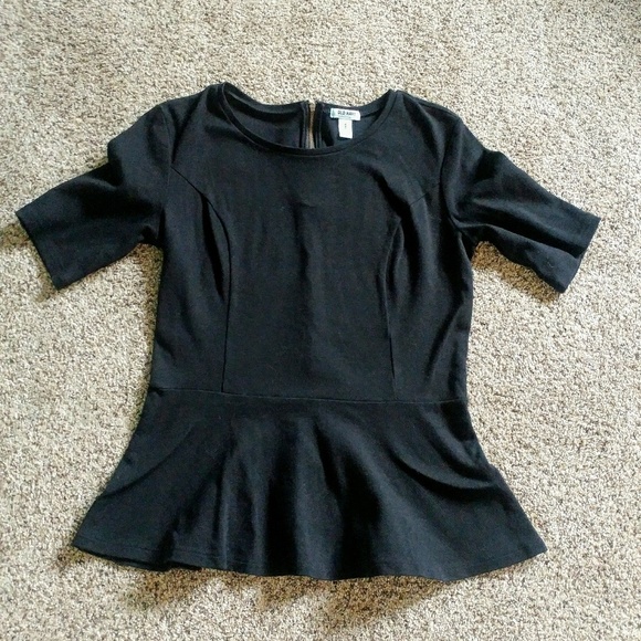Old Navy Tops - Old Navy black peplum top medium / medium tall